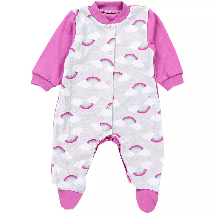 TupTam Baby Mädchen Schlafstrampler mit Fuß 3er Pack gelb