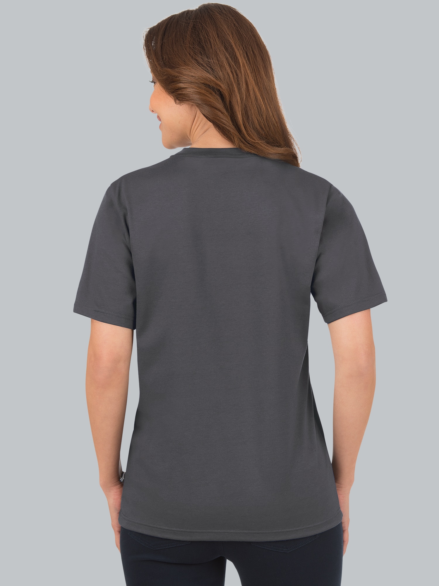 T-Shirt aus 100% Baumwolle Anthrazit