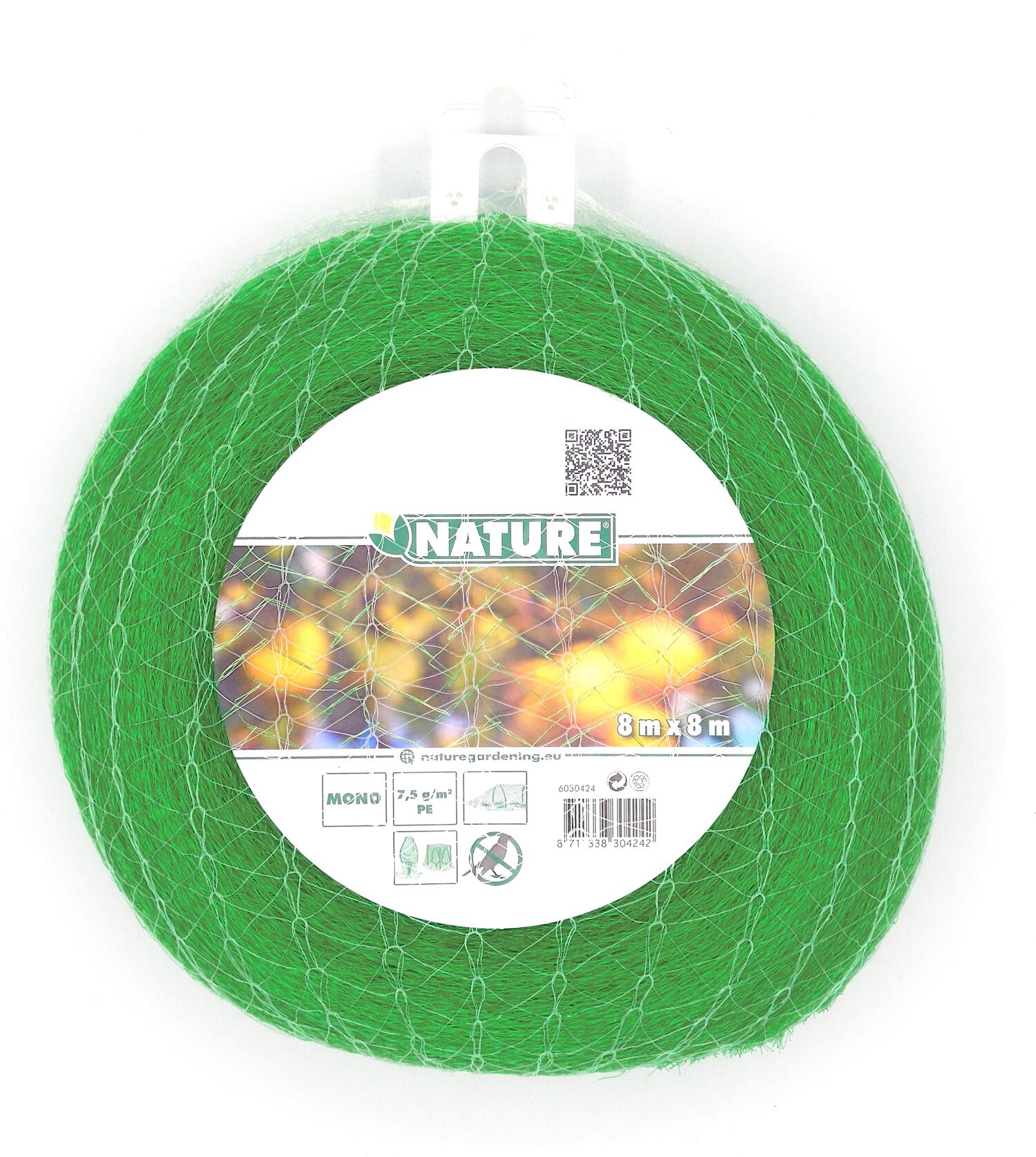 Nature tuinnet Mono maaswijdte 6x6mm 8 x 8m groen