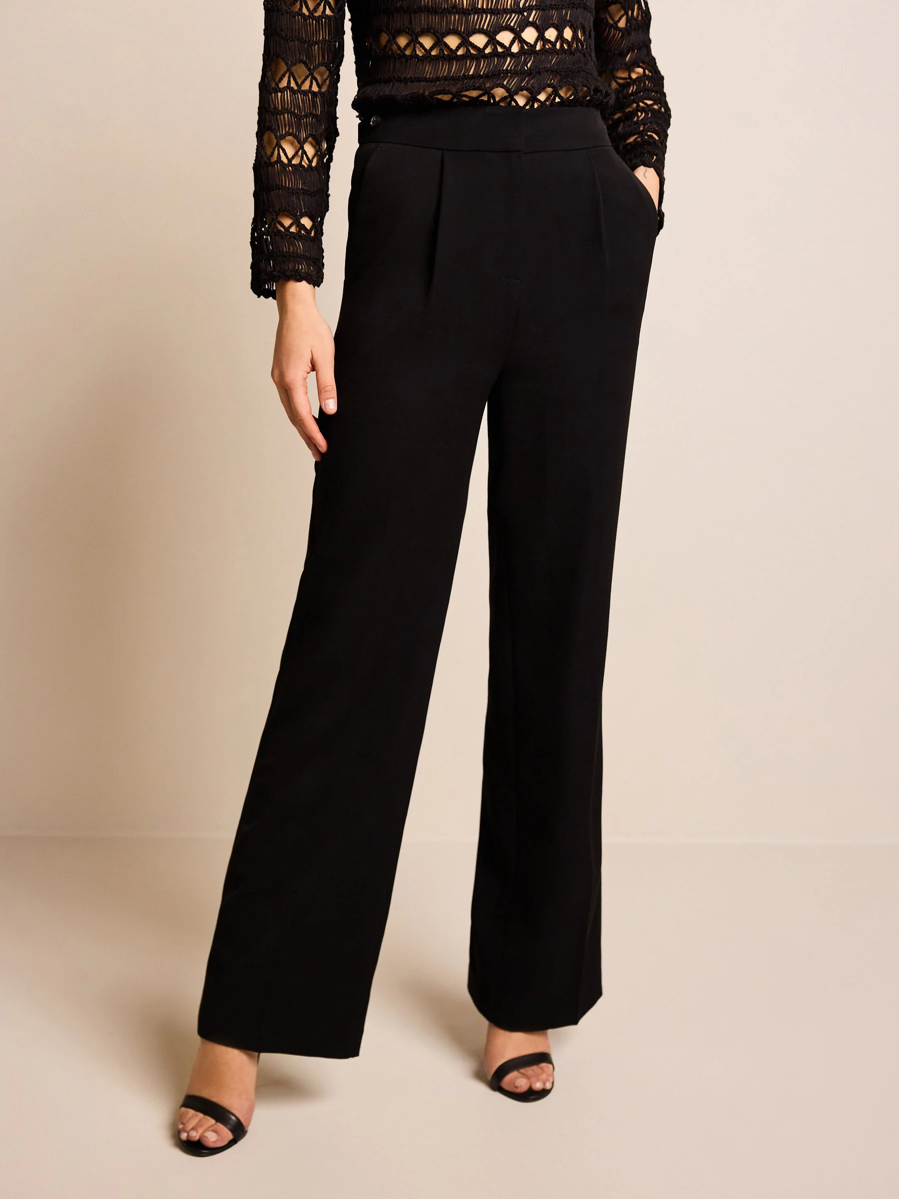 Zwart - Hourglass broek op maat