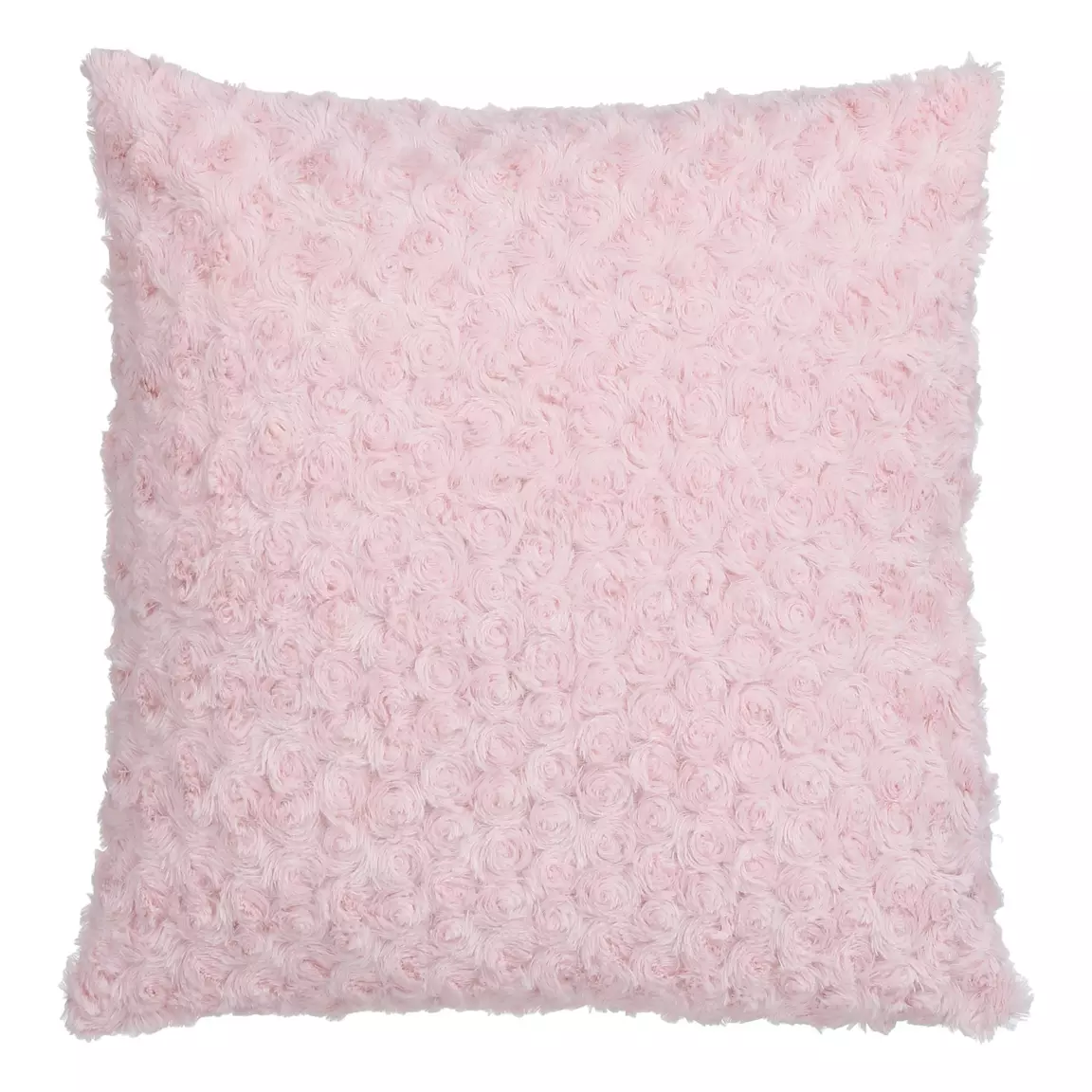 Coussin carré (45 x 45 cm) Bouclée Rose