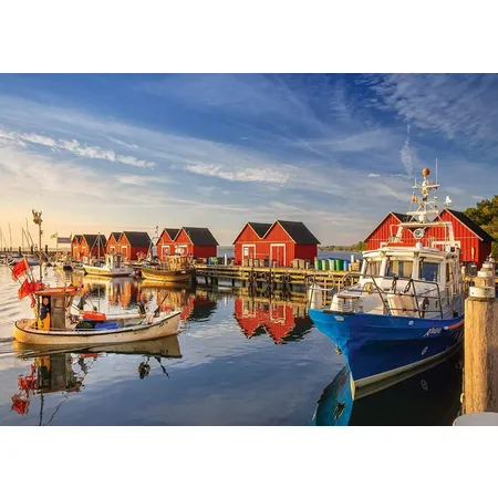 Schmidt Spiele Puzzle - 500 Teile Fischereihafen Weiße Wiek