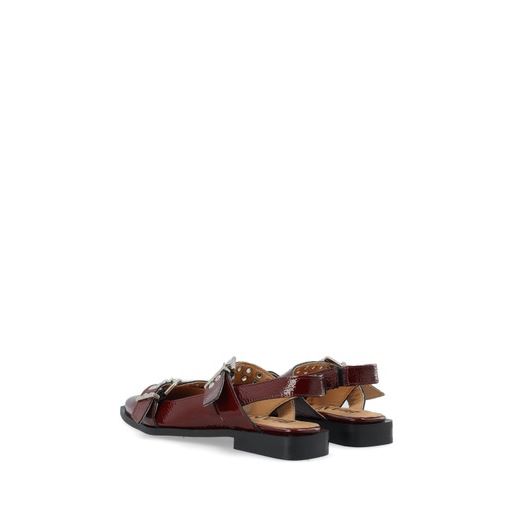 Bianco BIAVictoria Slingback Ballerinasko, Burgundy Nappalak, 39