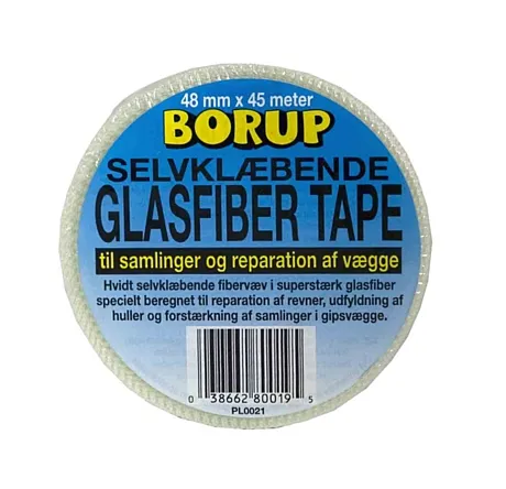 Glasfibertape Selvklæbende - Mængde: 48MMX45M