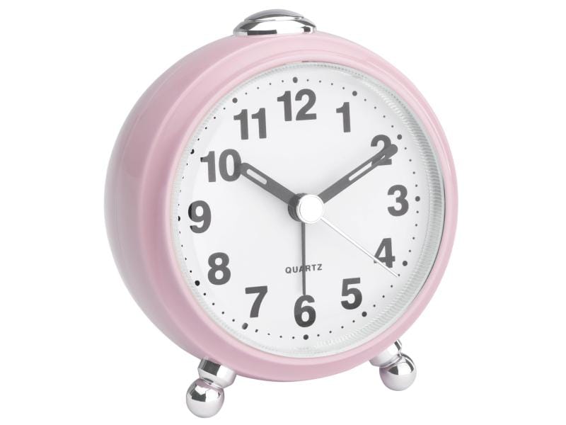 TFA Dostmann Klassischer Wecker Rosa Analoger Wecker