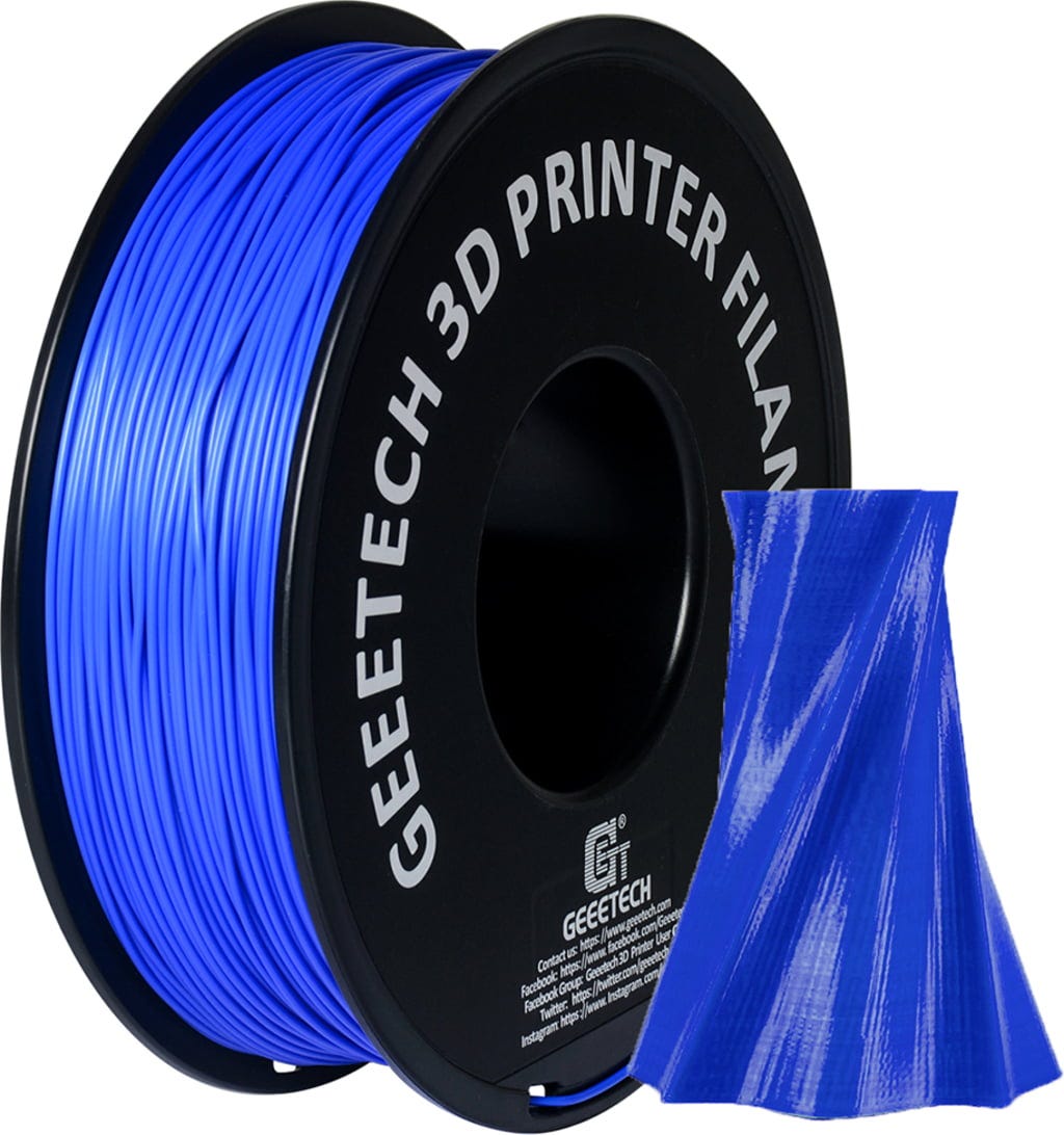 GEEETECH  PLA Blue, 1,75 mm / 1000 g    Leicht druckbares Filament mit geringen Fertigungstoleranzen
