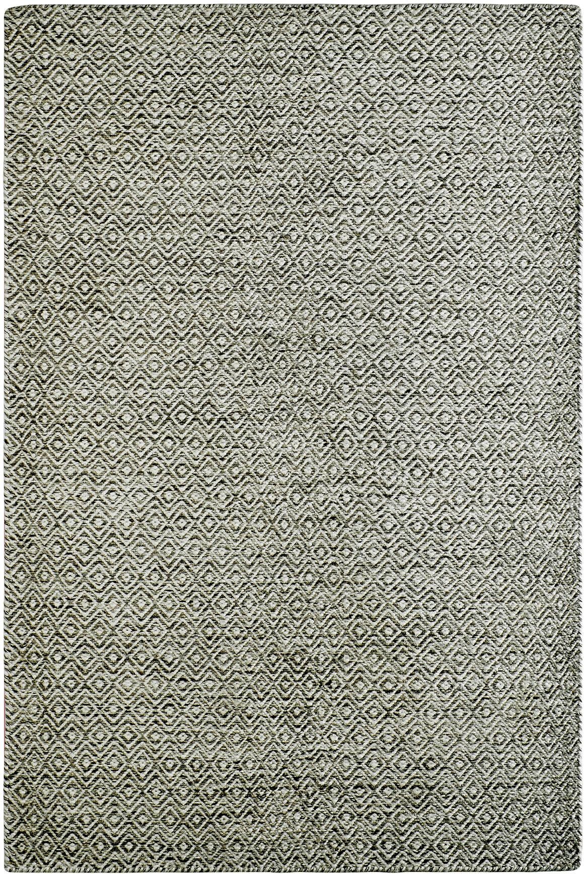 Obsession Wollteppich »My Jaipur 334« rechteckig 14 mm Höhe Handweb Teppich, Rauten Muster, reine Wolle, handgewebt
