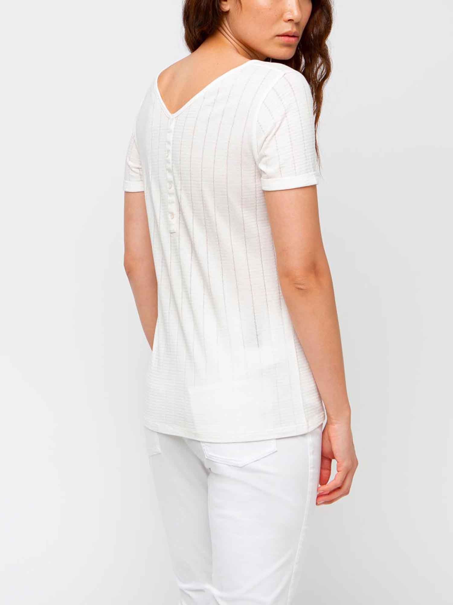 Tee Shirt Femme Manches Courtes Blanc