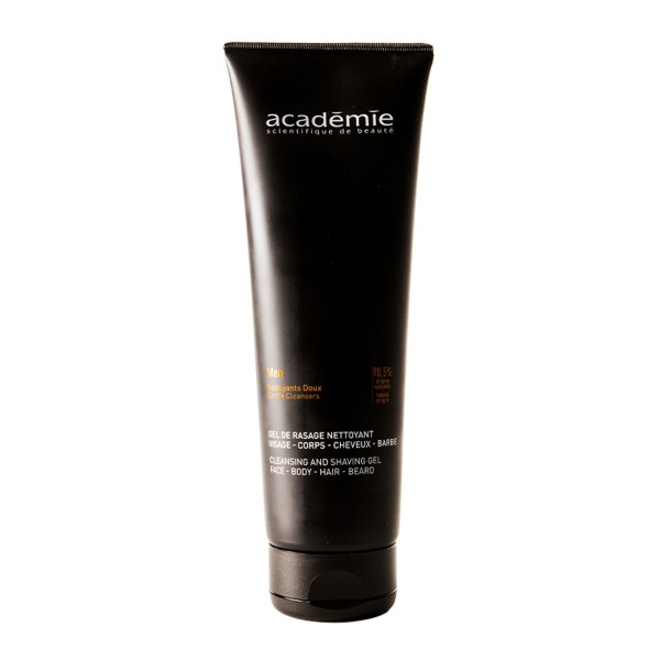 Academie Men Gel de Rasage Nettoyant - Wasch- und Rasiergel 4 in 1 250ml