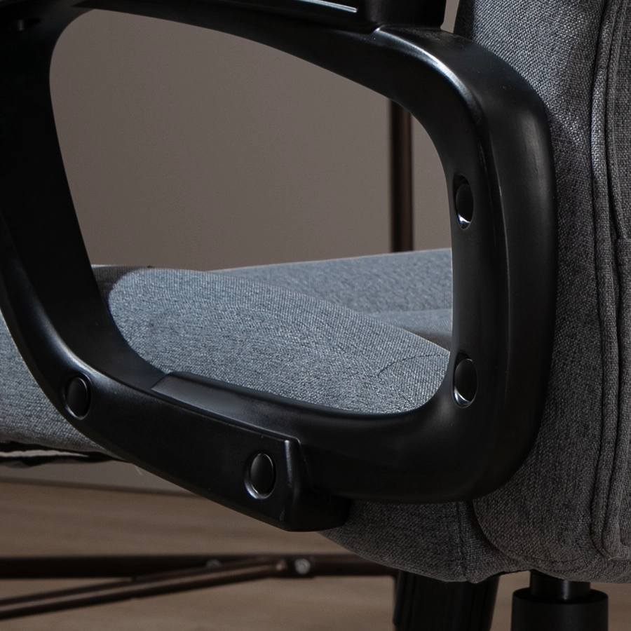 Vinsetto Bürostuhl mit Massagefunktion grau