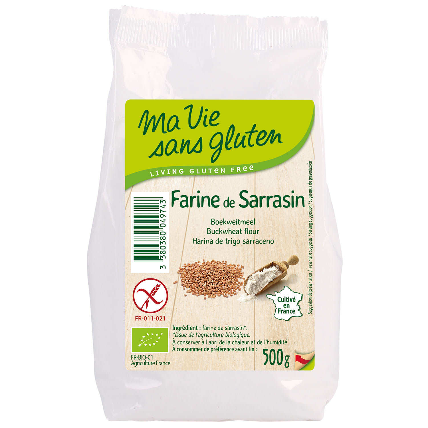 Farine de sarrasin bio - sans gluten