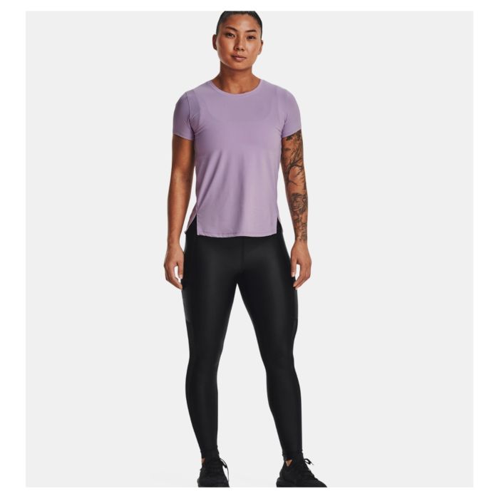 Under Armour Dame Lange tights Iso-Chill Run Ankle Tight Sort
