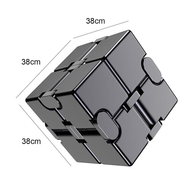 Fidget Spinner Relaxation Infinite Cube Metal Flip Cube Rød