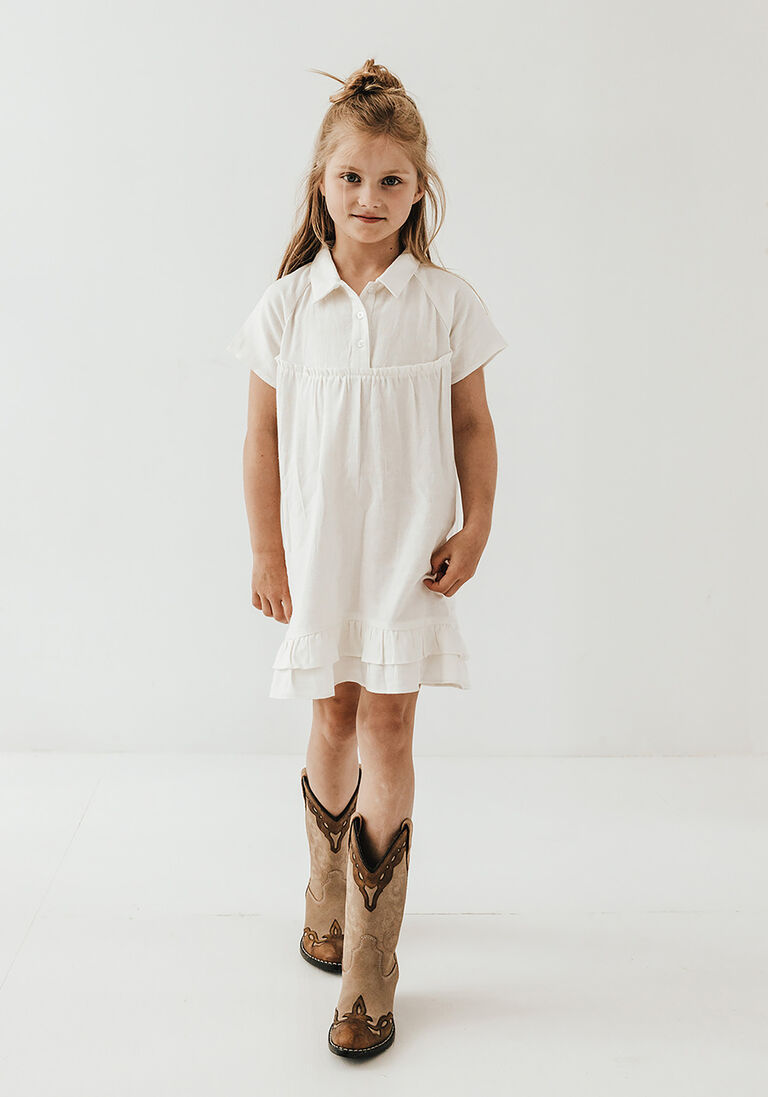BAJE STUDIO gebroken wit baje studio mini jurk dress 2