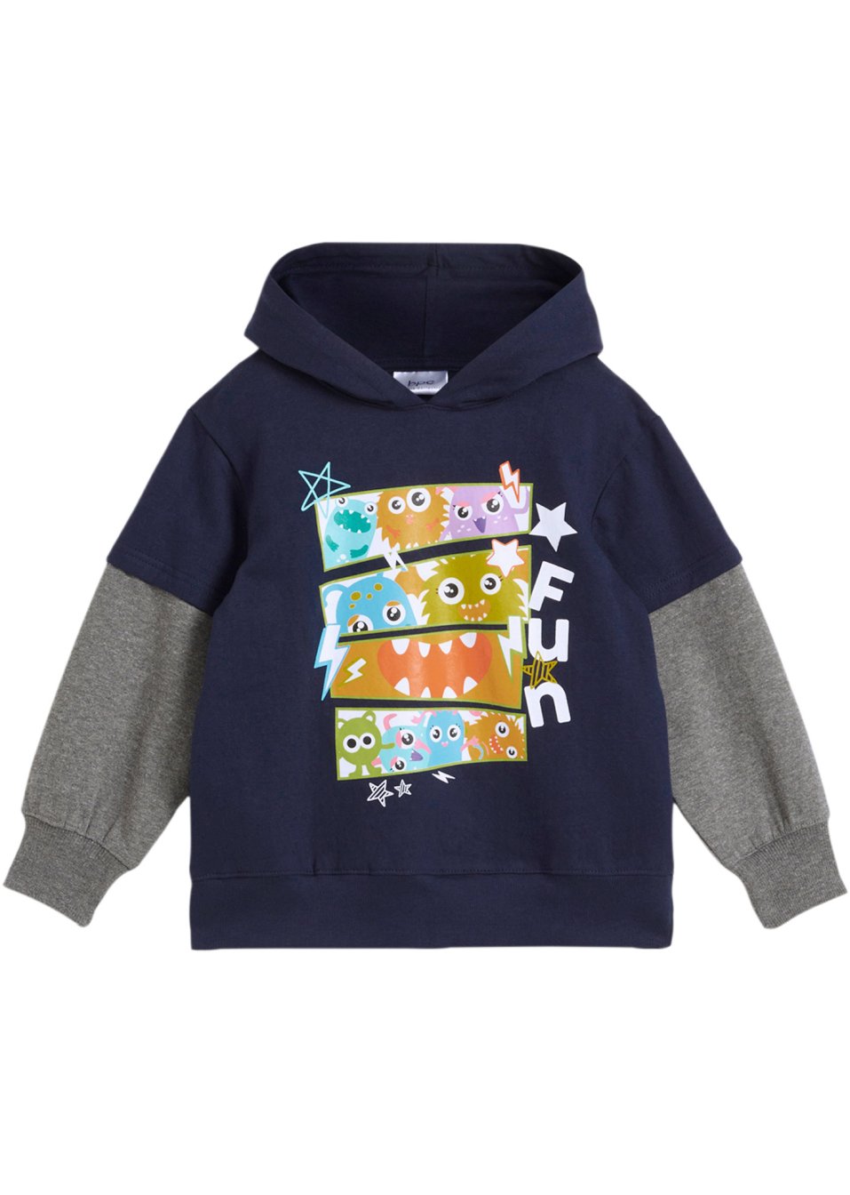 Sweat-shirt à capuche style 2 en 1 garçon