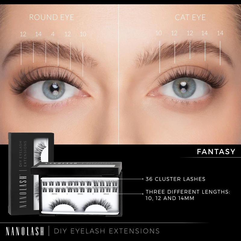 Nanolash DIY Eyelash Extensions Starter Kit - Fantasy