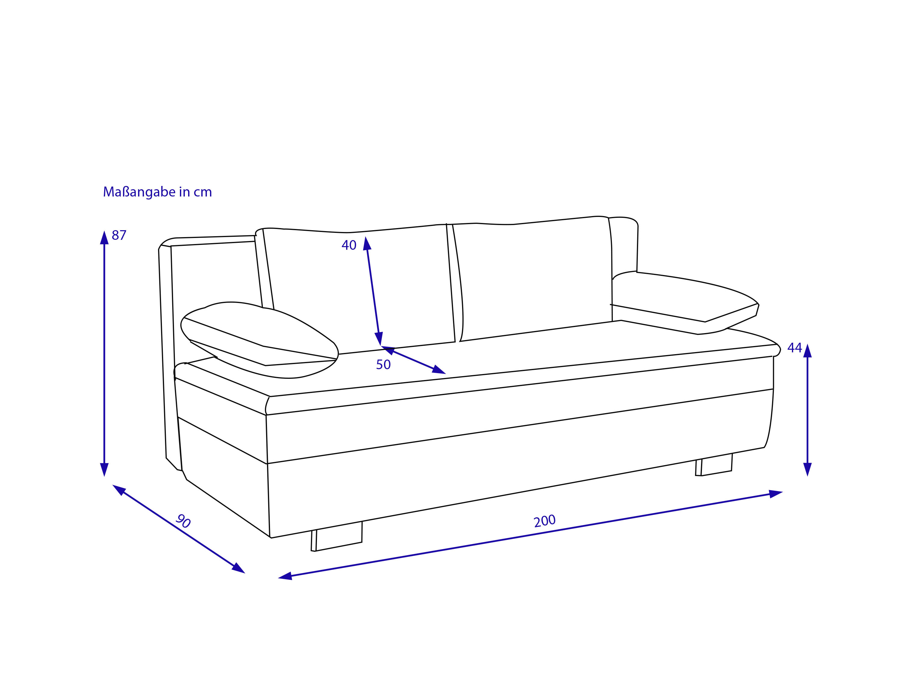 Schlafsofa HARPER KILLIS