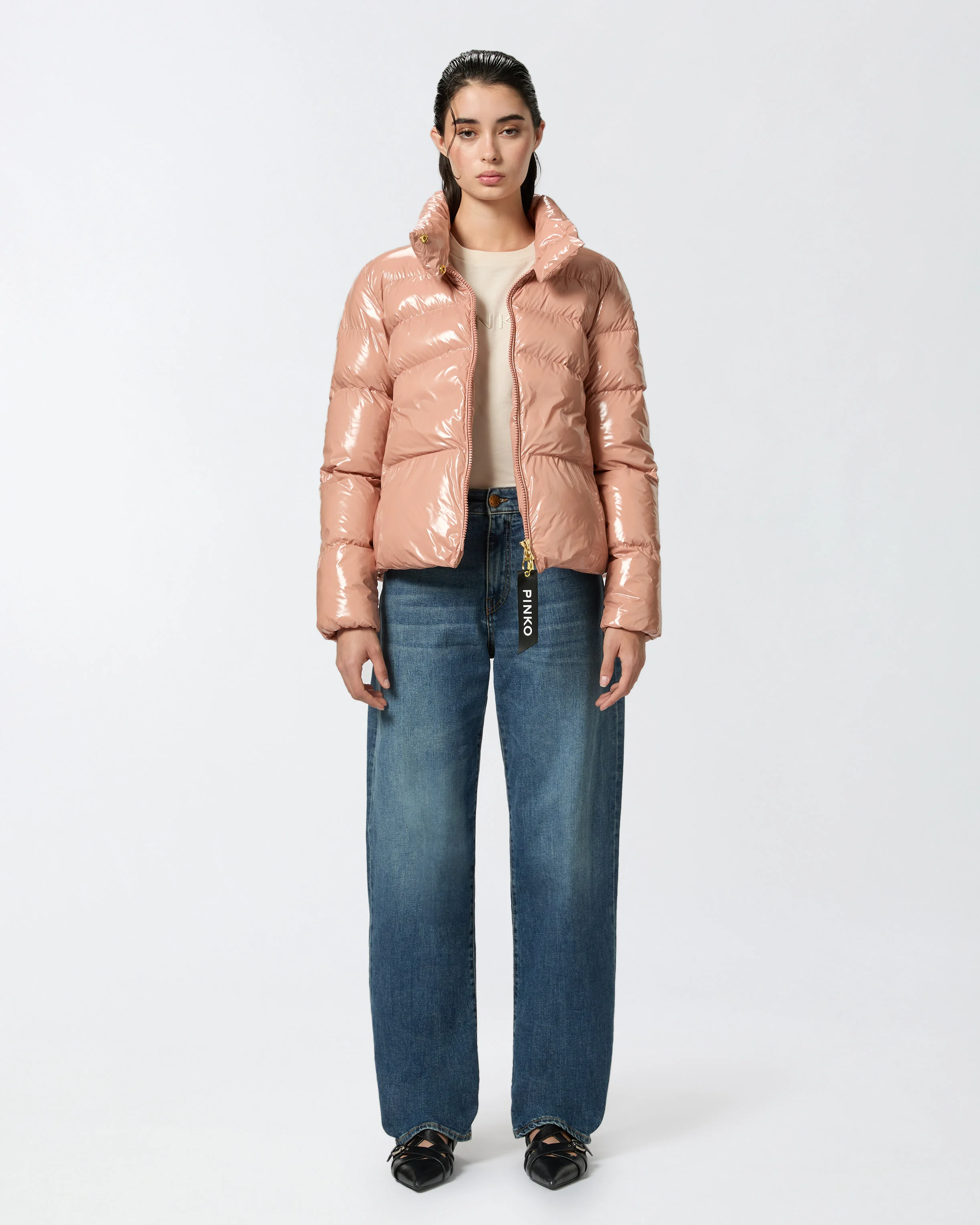Doudoune caban | Beige