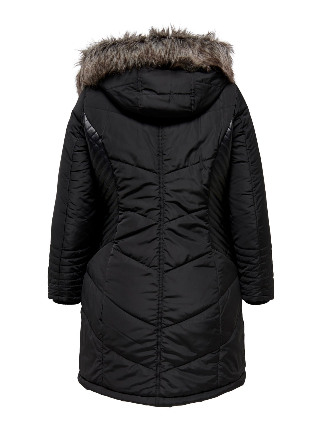 CARLINETTE Kunstfell Jacke Black