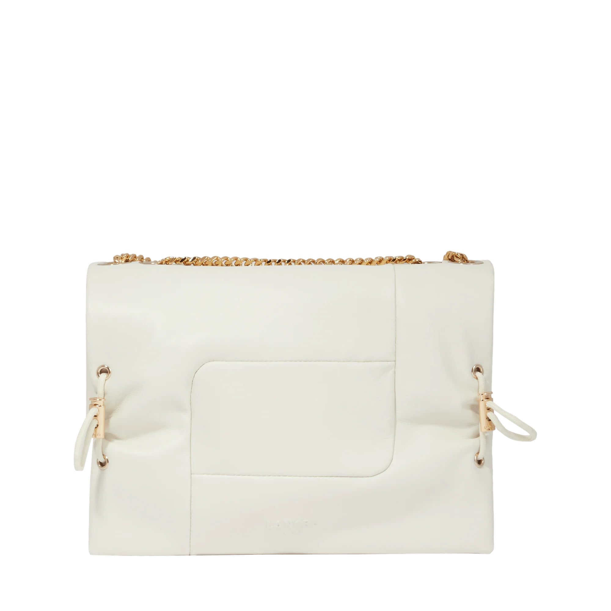 M flap bag Billie de Lancel-Neige