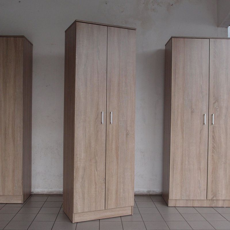 Rousseau - Opbergkast Ray - Bruin - 60 cm - 2 Deuren - 4 Legplanken