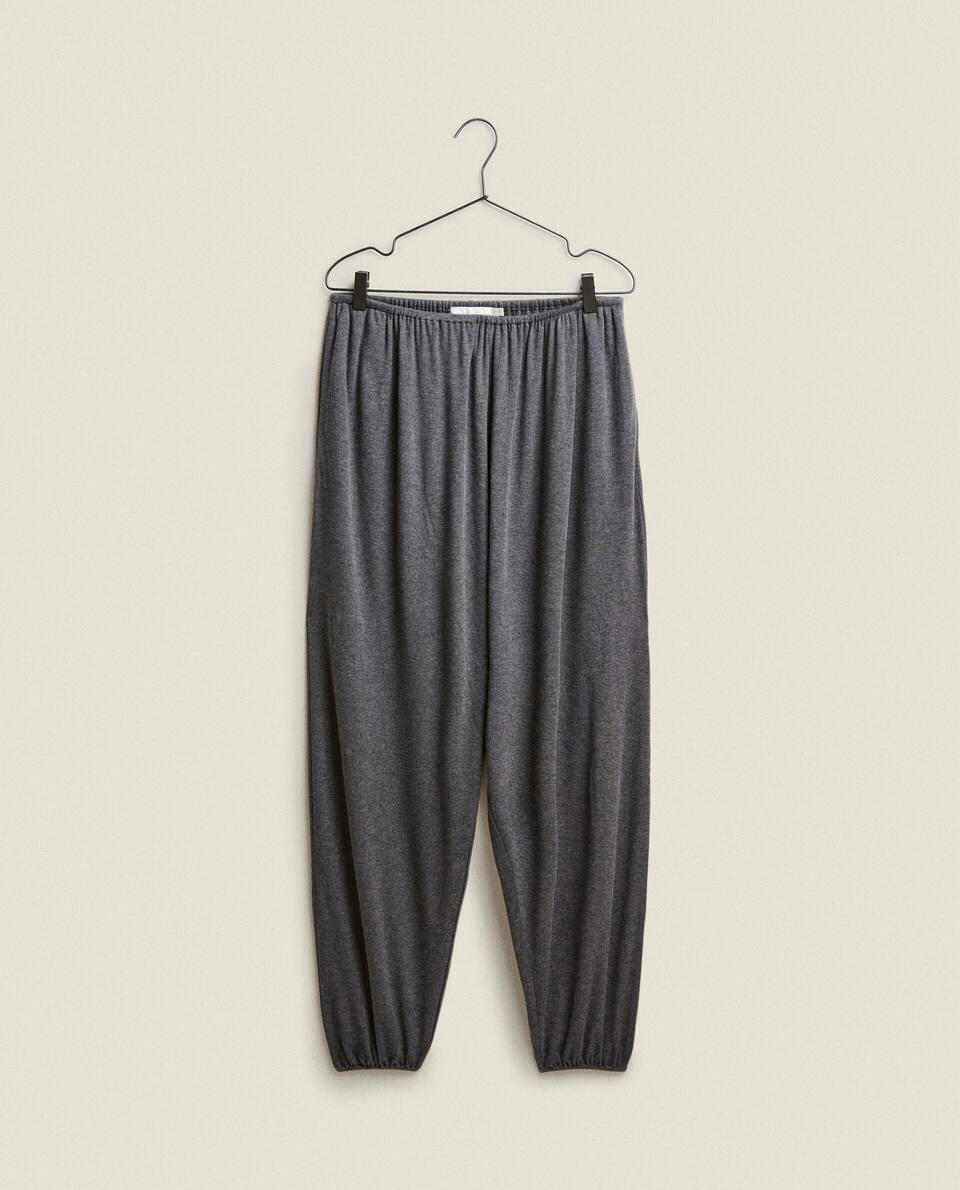 Calças de Lyocell e Cashmere