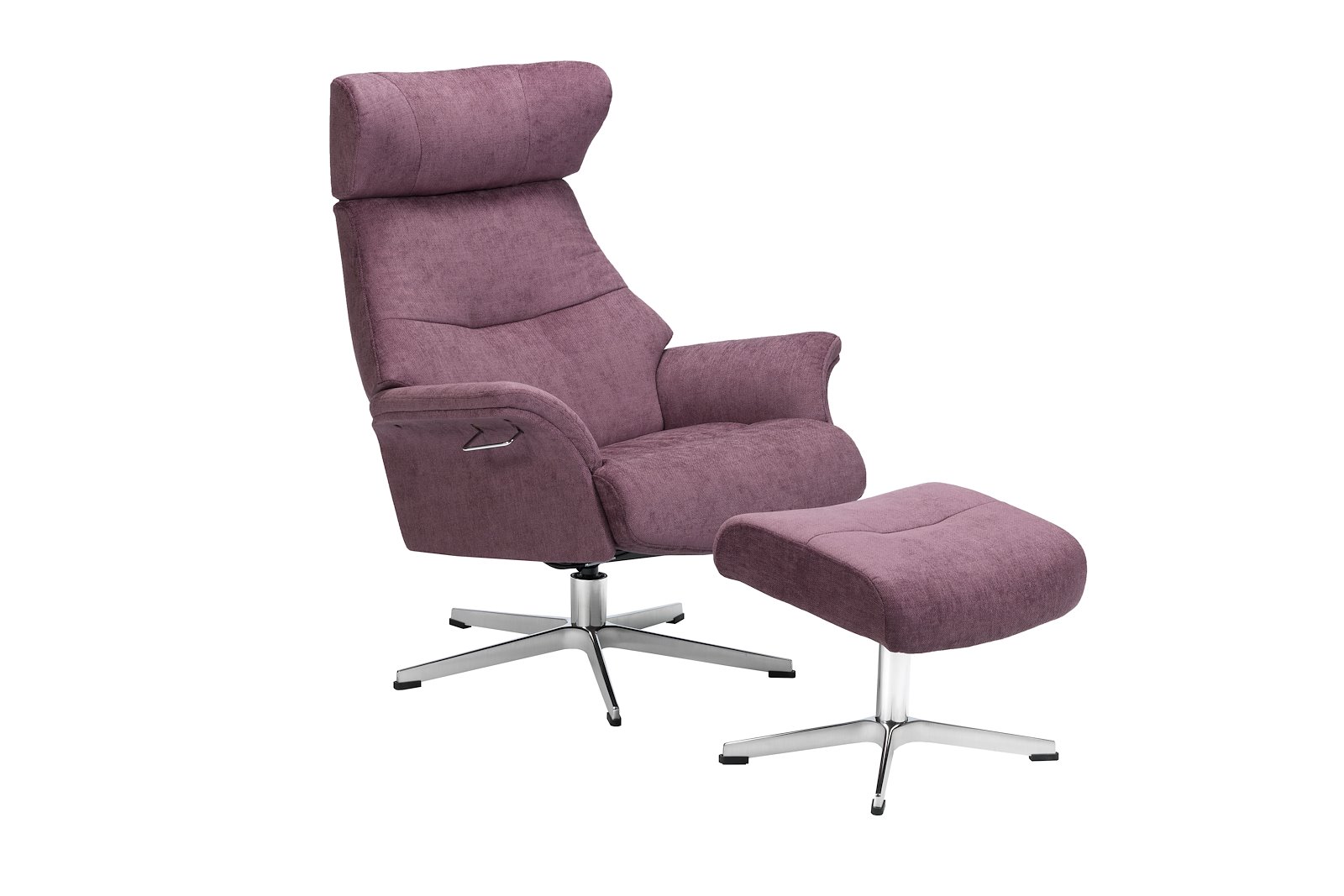 Air lenestol Tekstil Evita 1373-33 Lavendel, standard svingfot alu. Skrog i helkledd