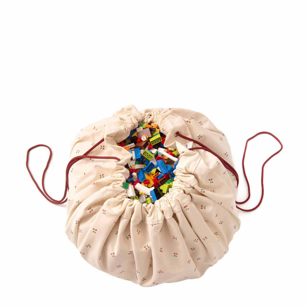2-in-1 opbergzak / speelkleed Cherry Cherry