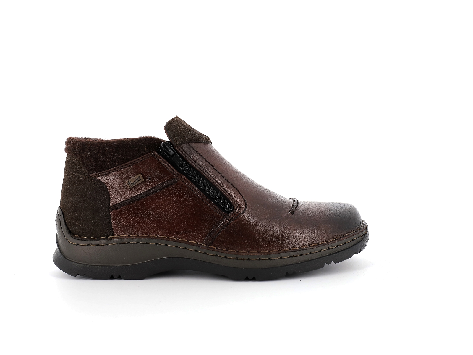 Rieker-05389 Cuir Marron Foncé