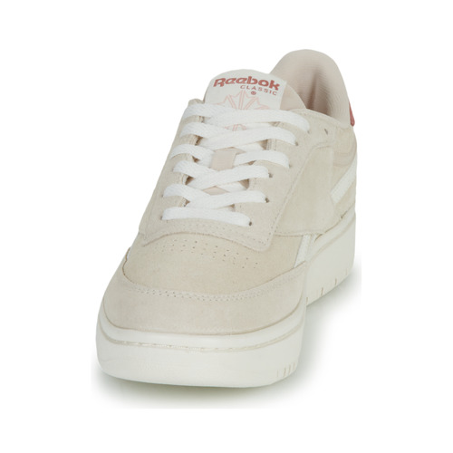 Reebok Classic - CLUB C DOUBLE REVENGE - Beige / Rouge