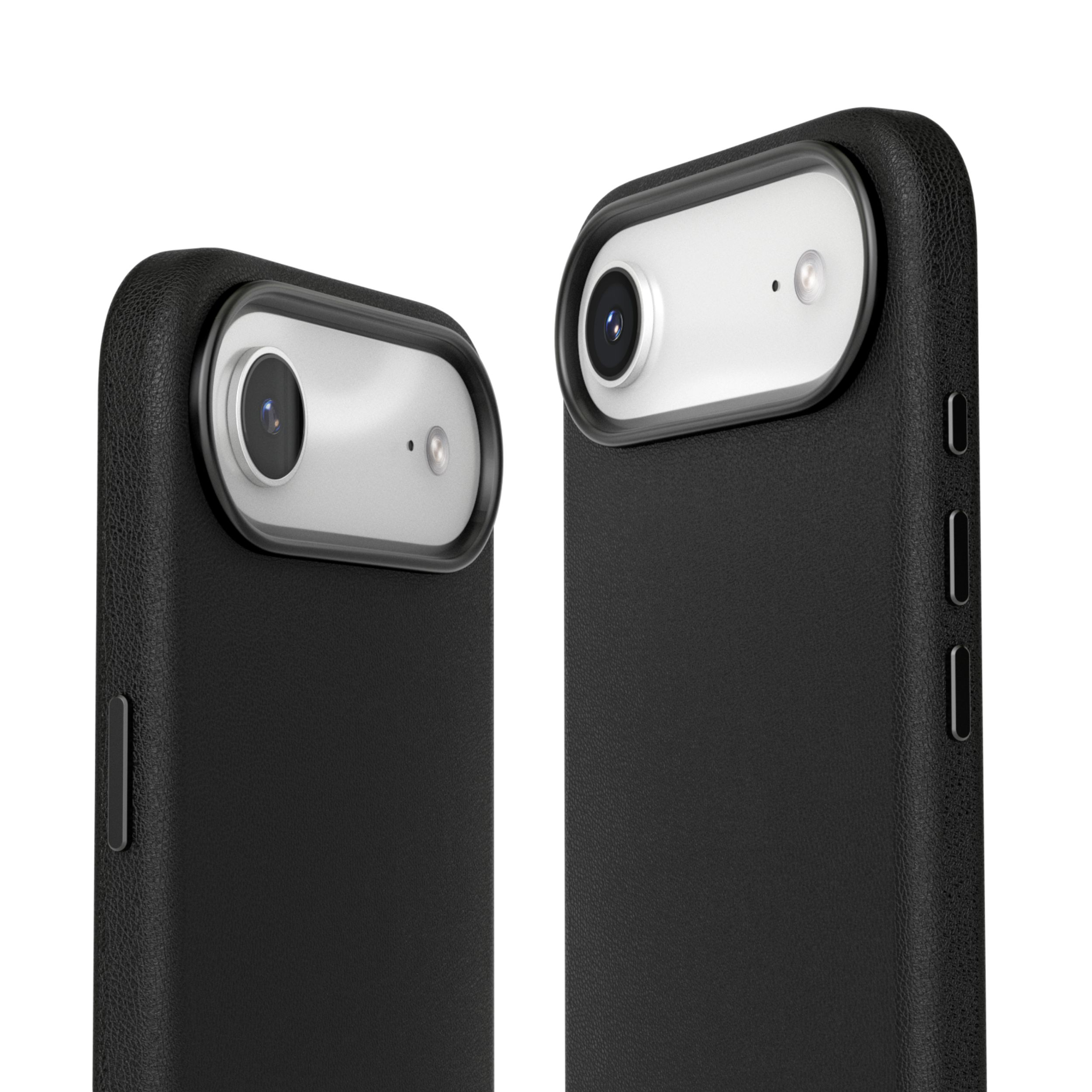 iPhone Air MagSafe Schutzhülle Like Leather Case aus Recycelten Materialien (ELC00017) - Schwarz