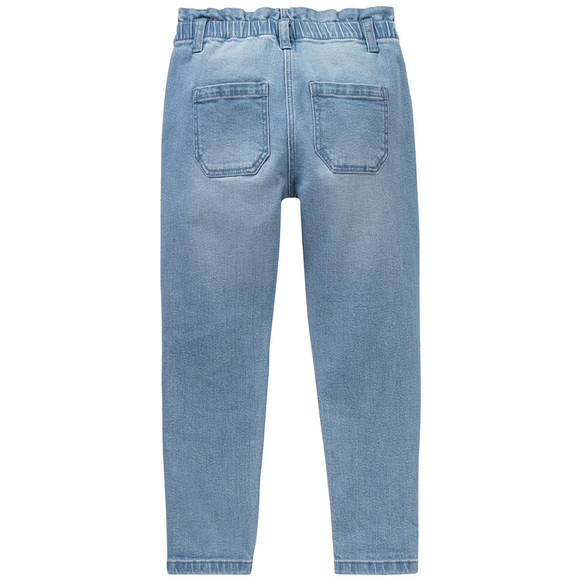Topolino Mädchen Jeans mit Paperbag-Bund hellblau