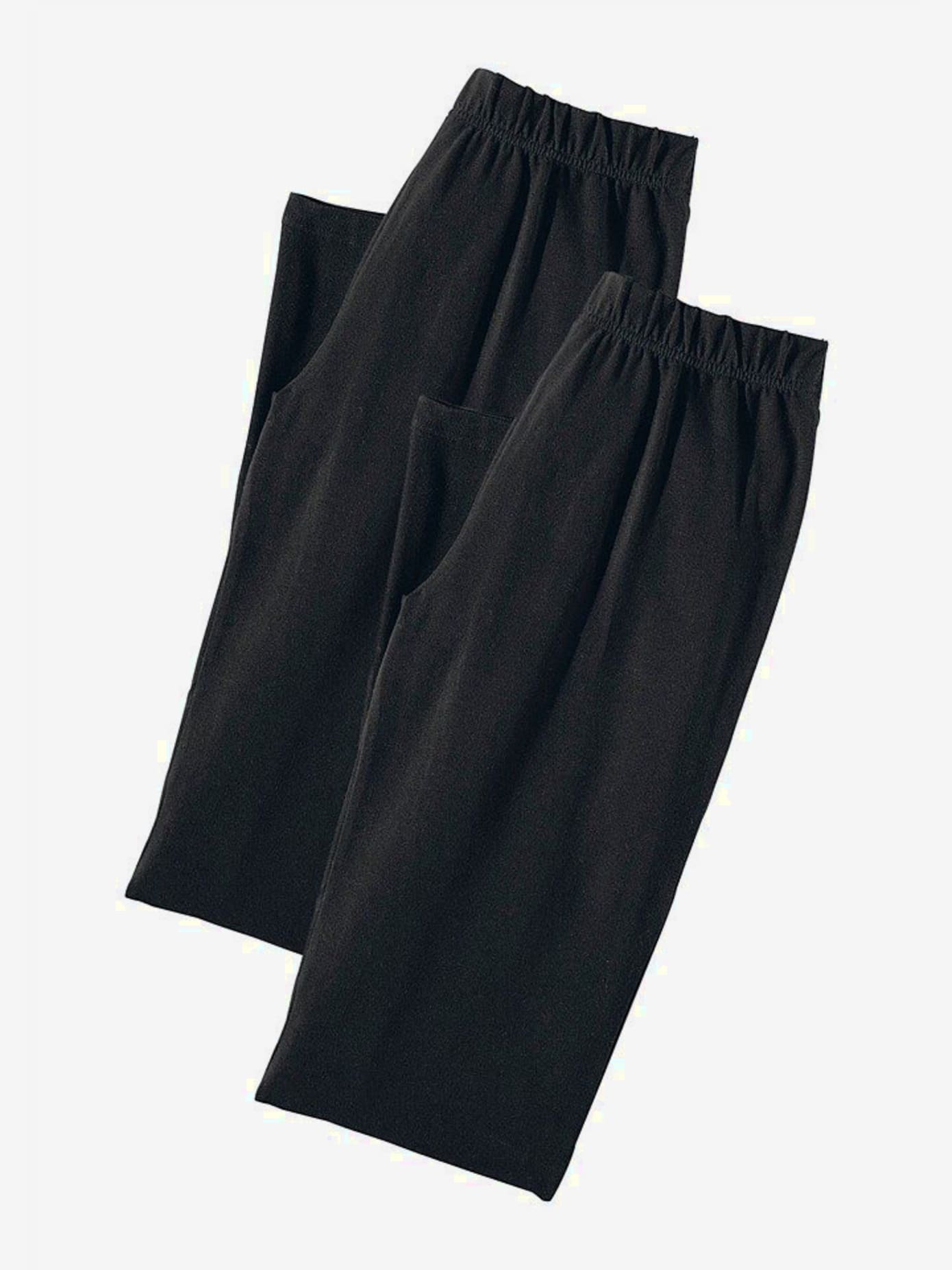 Corsaire lot de 2 pantalons basiques longueur 3/4
