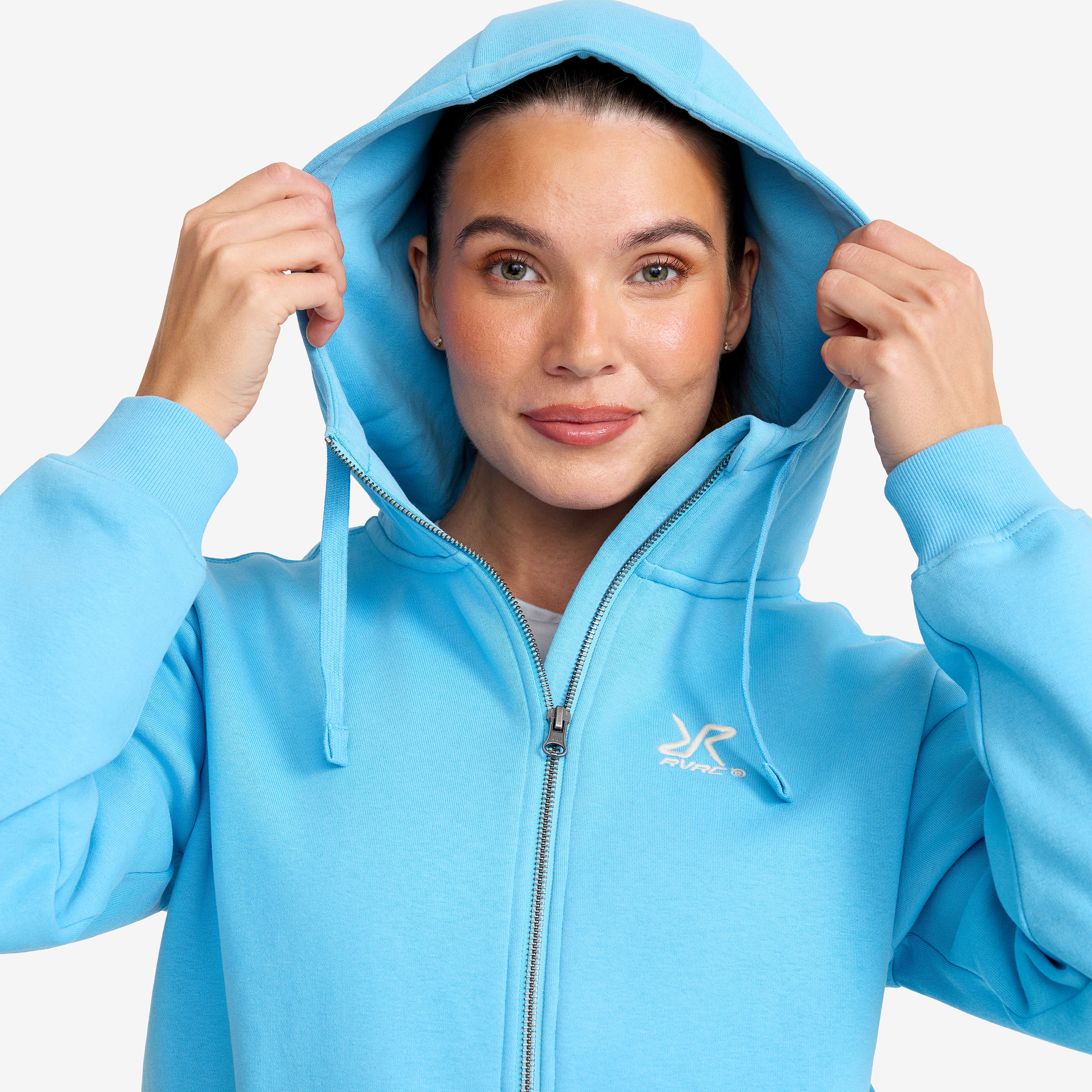 RVRC Full-zip Hoodie Dame Alaskan Blue