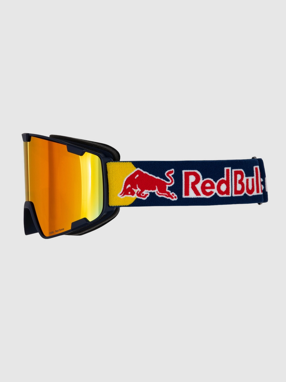 Red Bull SPECT Eyewear Park Dark Blue Goggle brown with red