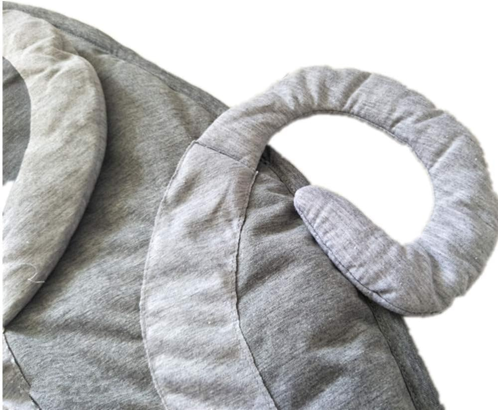 (Ø80cm) Baby Stoff Boden Kissen Runde Spielmatte Weiche Krabbel Decke Spiel Teppich - Affe