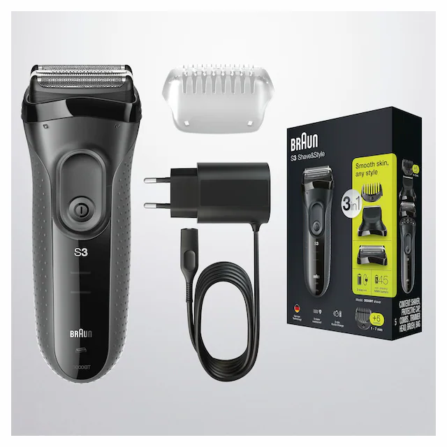 Braun Elektrorasierer »Series 3 Shave&Style 3000BT« Wet&Dry