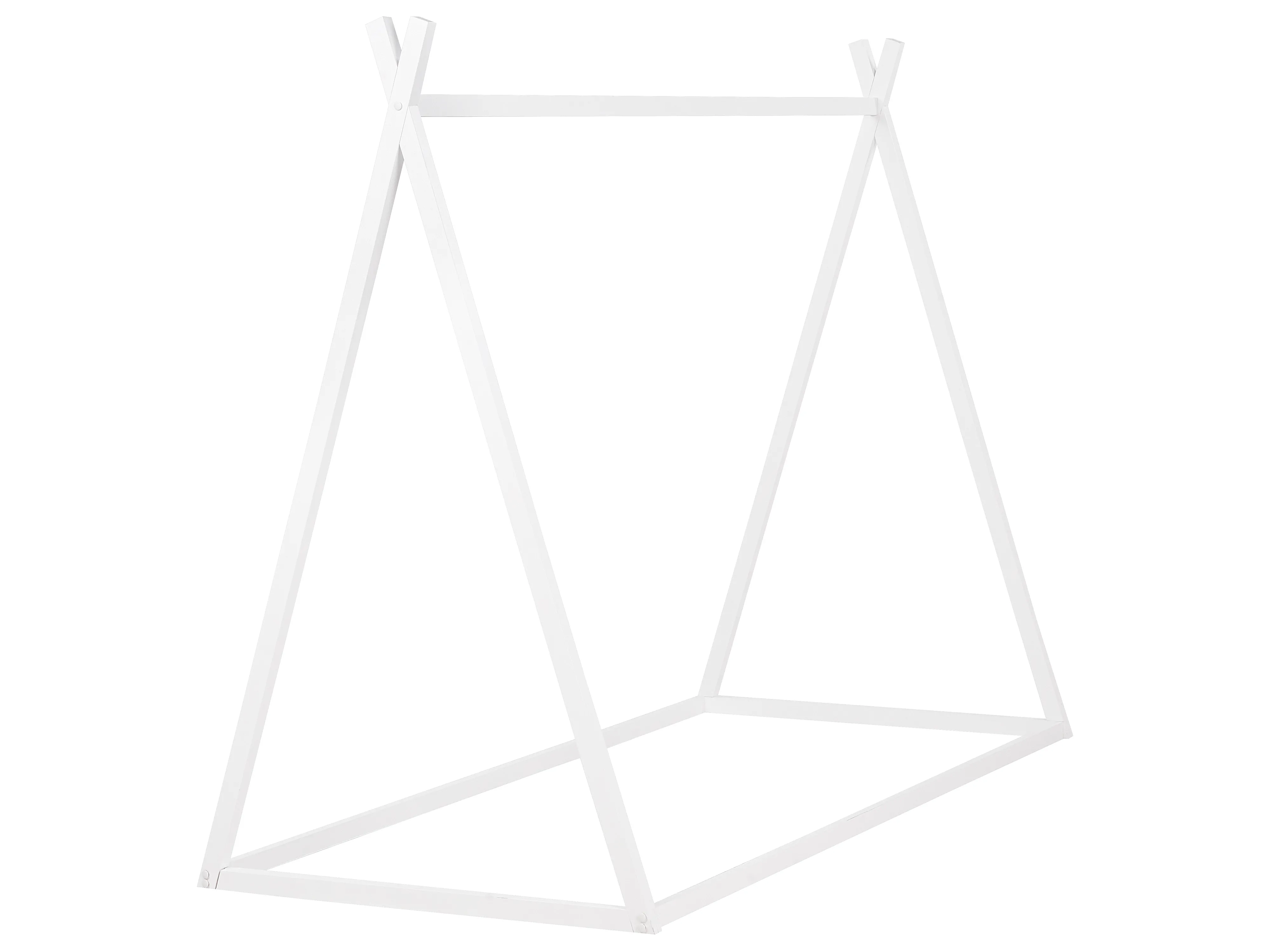 Kinderbed Tent Dennenhout SAURAT 90 x 200 cm Wit