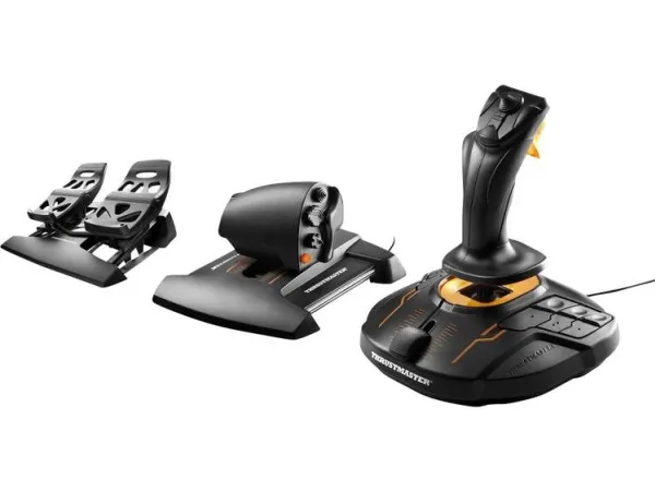 ThrustMaster T.16000M FCS Flight Pack - Joystick, speeder og pedaler - kablet - for PC