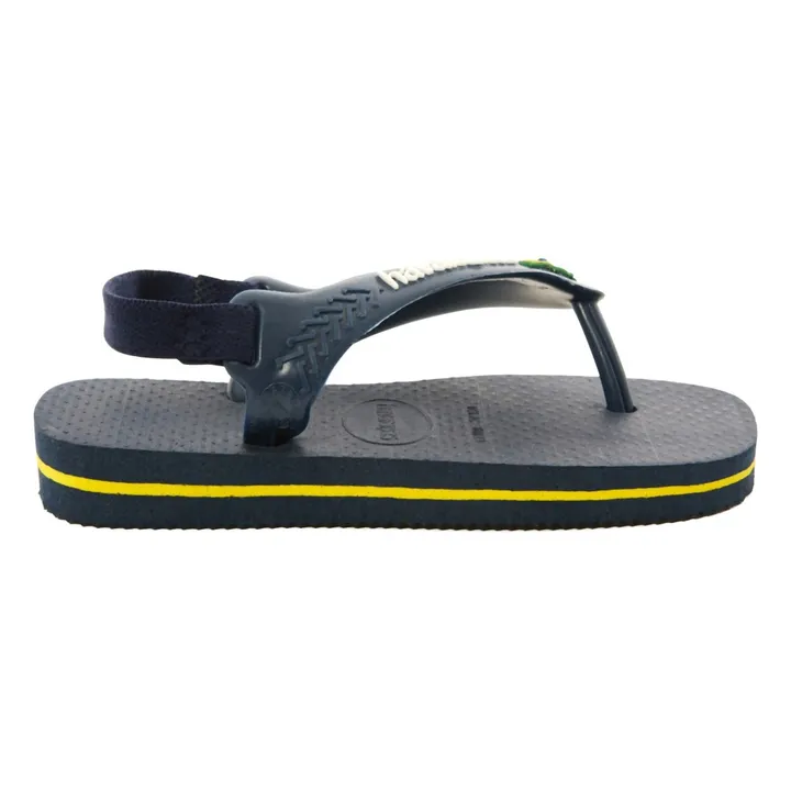 Havaianas Tongs Baby Brasil Logo | Bleu nuit