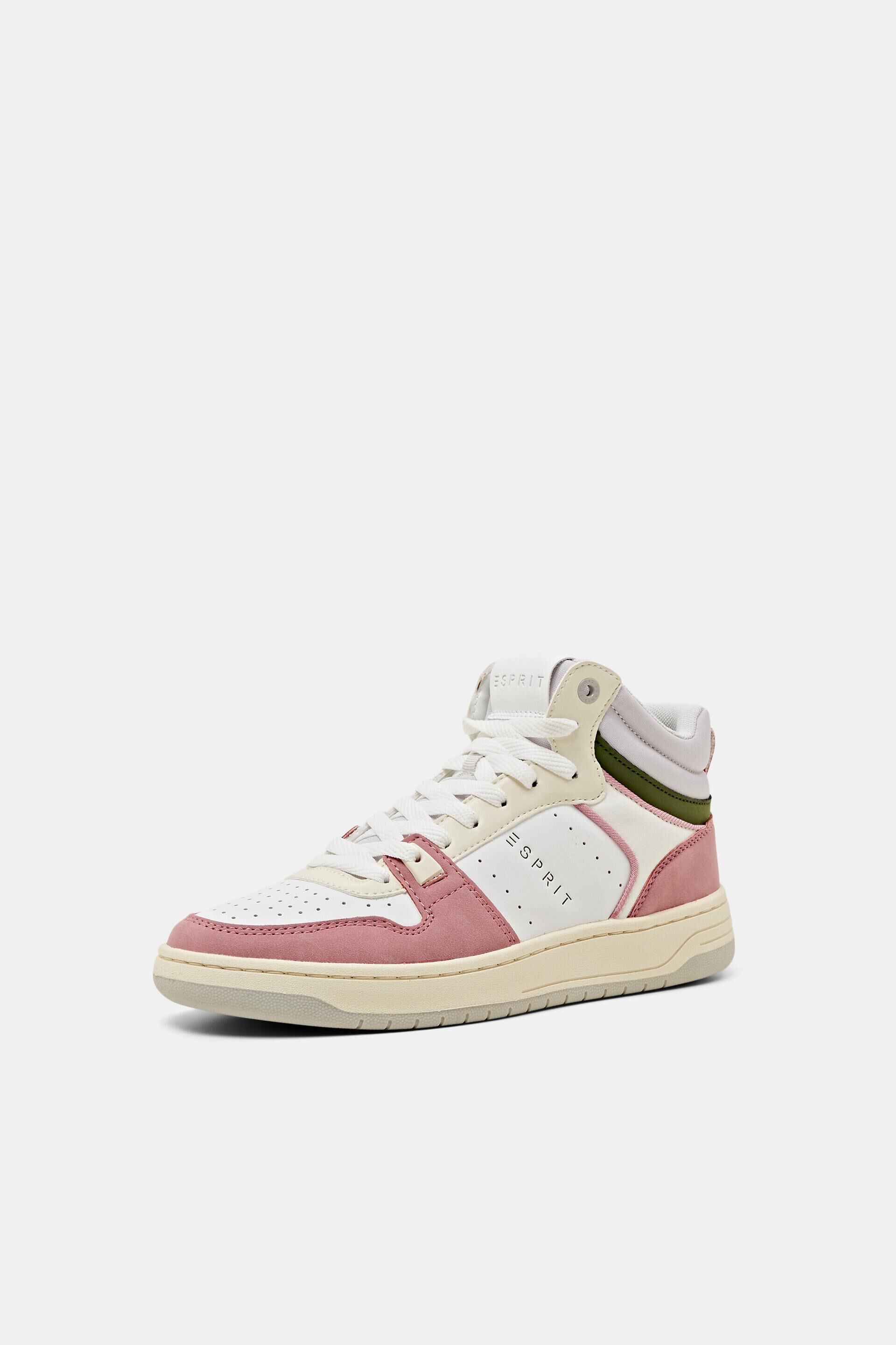 Sneakers montantes en similicuir
