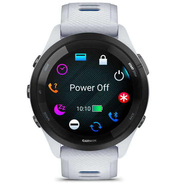 Montre cardio GPS GARMIN FORERUNNER 265 WHITESTONE
