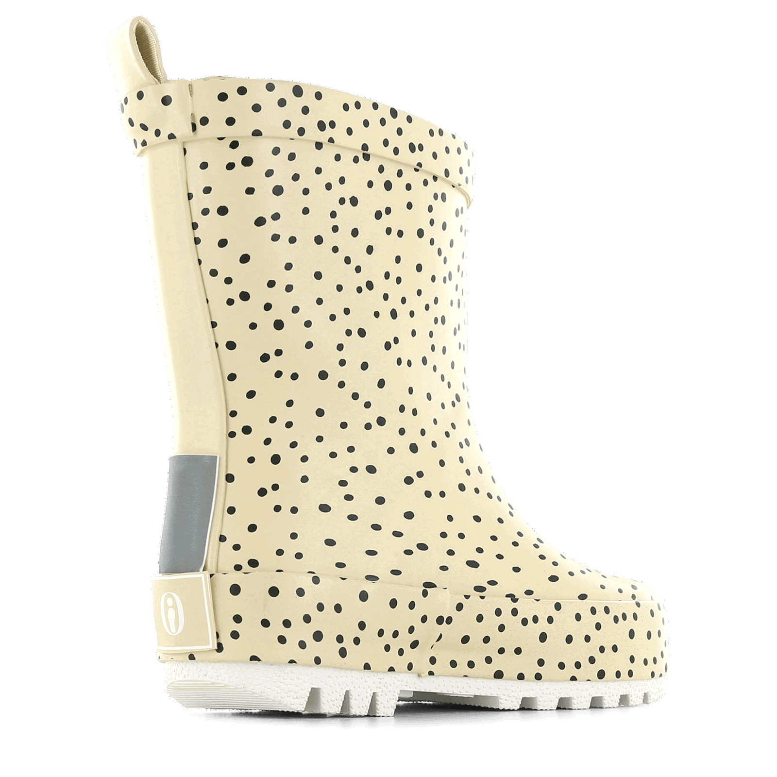 Shoesme beige Regenstiefel mit blauem Punkt