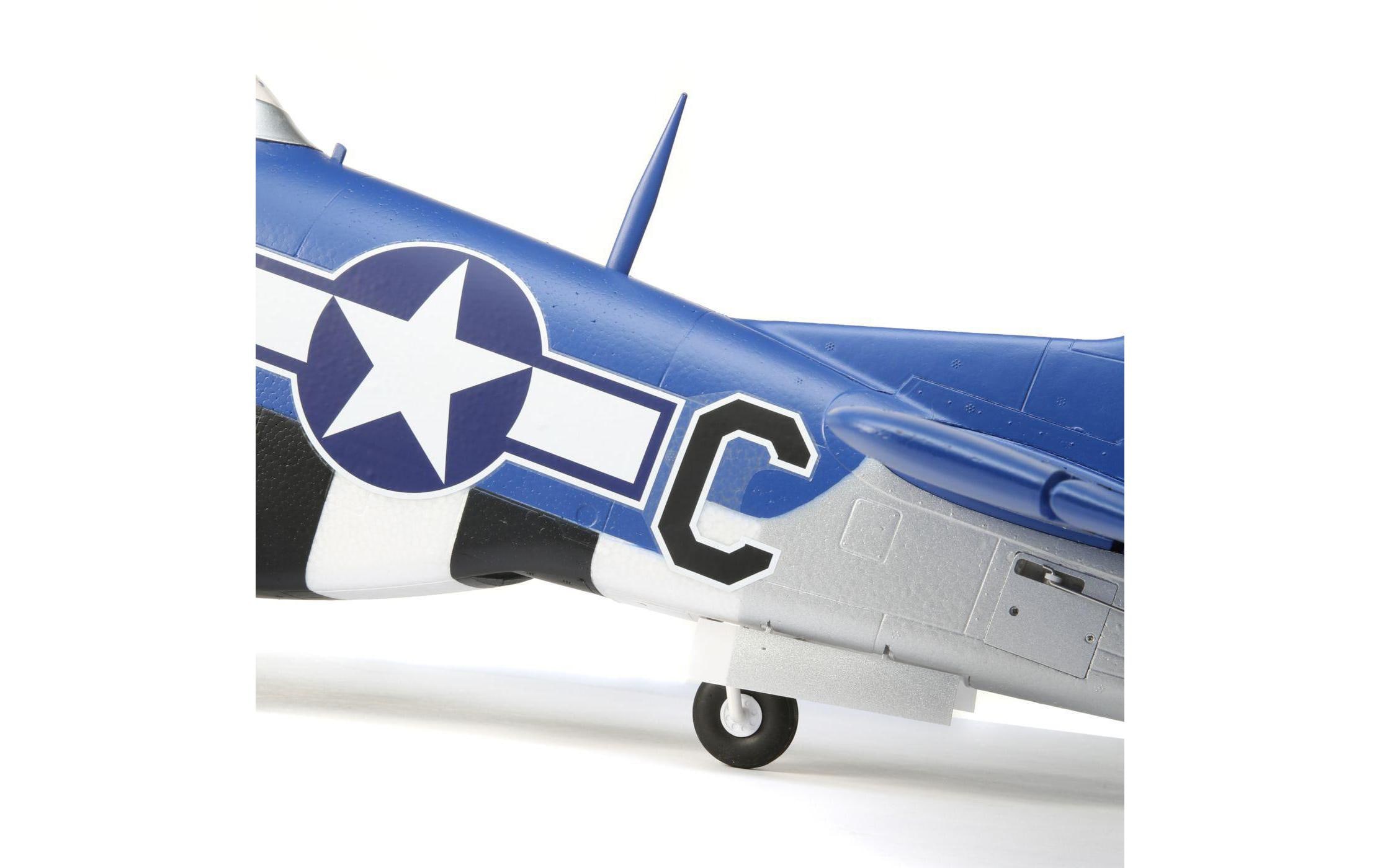 Flugzeug P-51D Mustang 1500 mm BNF Basic<br>Warbird