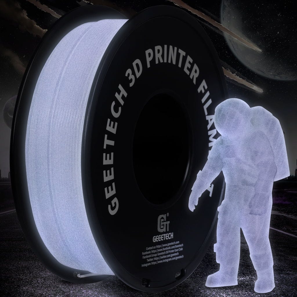 GEEETECH  PLA Luminous White, 1,75 mm / 1000 g    Lass deine Ideen in White leuchten