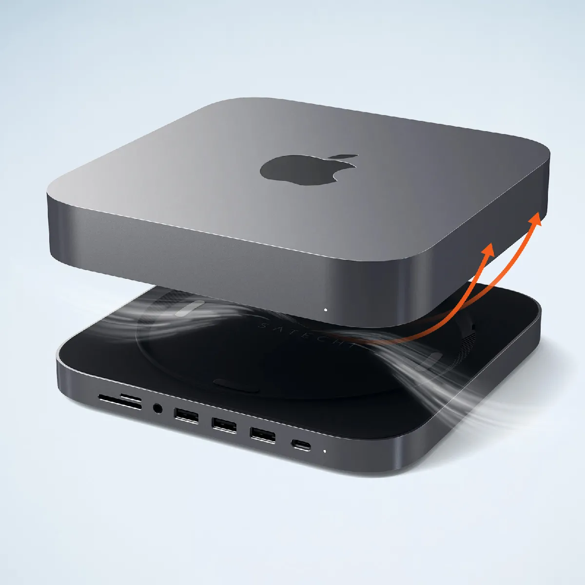 Satechi Hub Mac Mini Gris