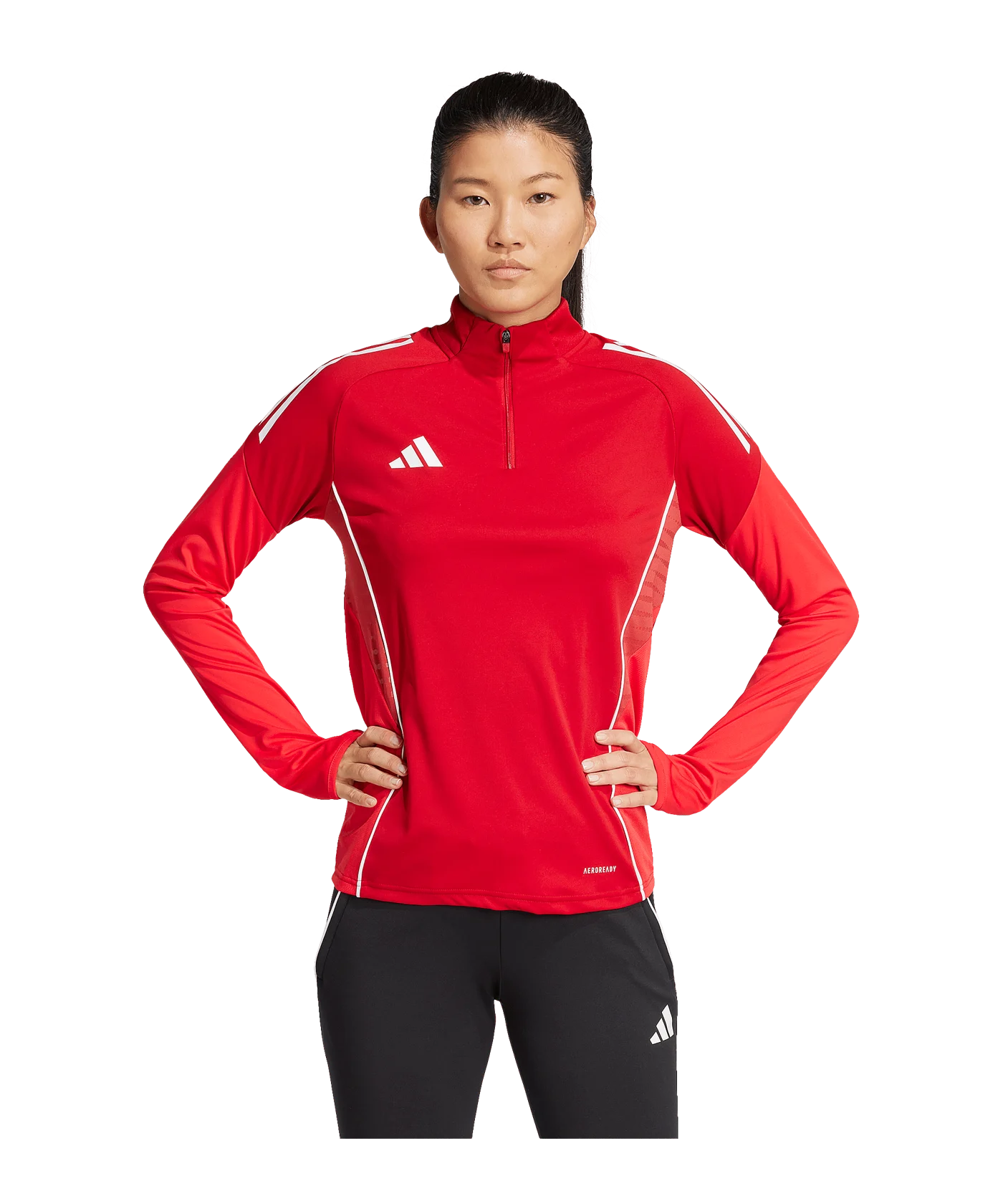 adidas Tiro 25 Competition Sweatshirt Damen Rot