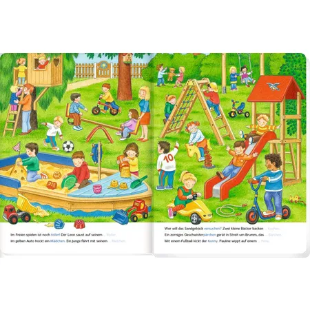 Coppenrath Verlag Bilder suchen - Wörter finden: Bei uns im Kindergarten (Buchbonus)