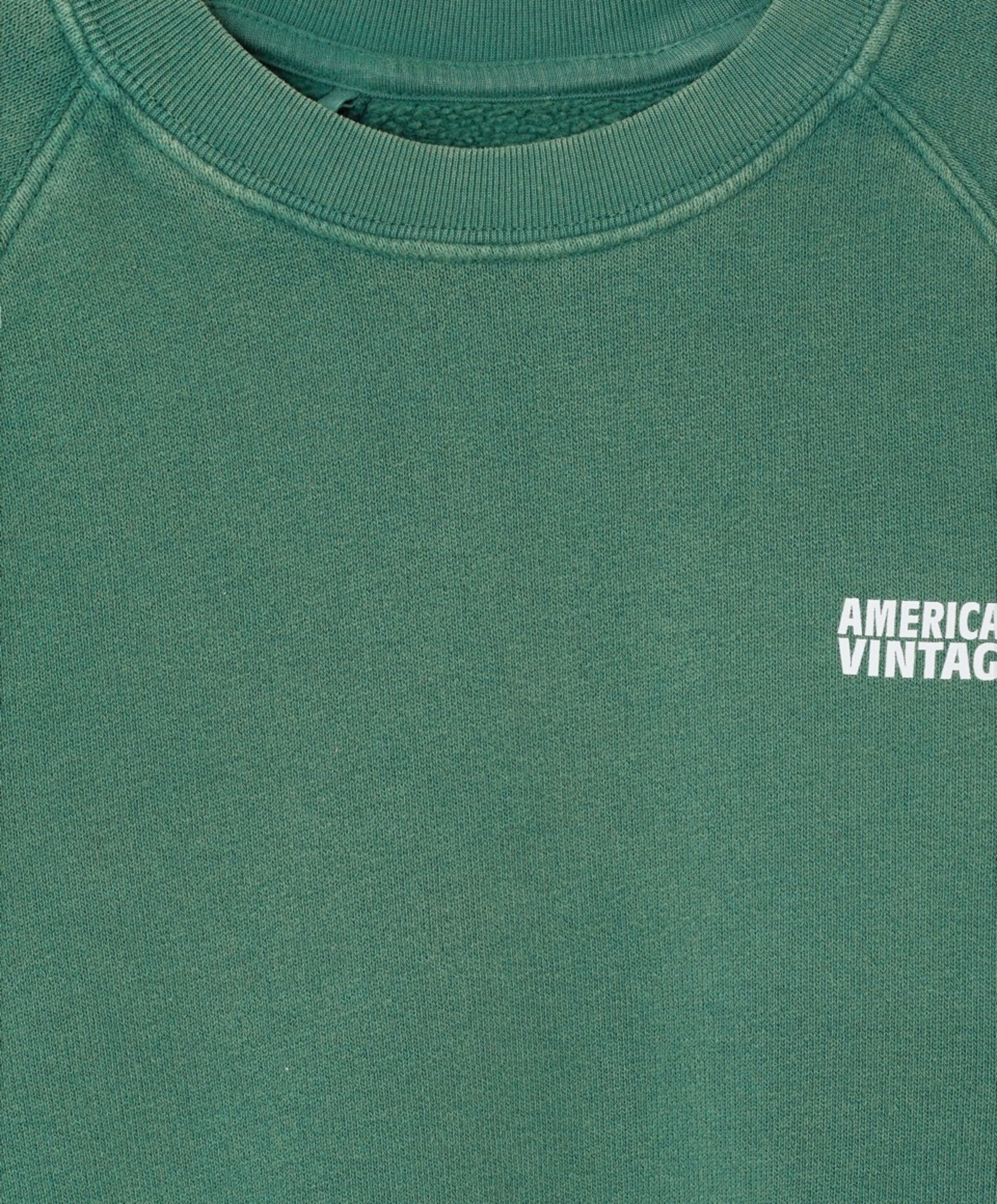 American Vintage Uniseks sweater  groen