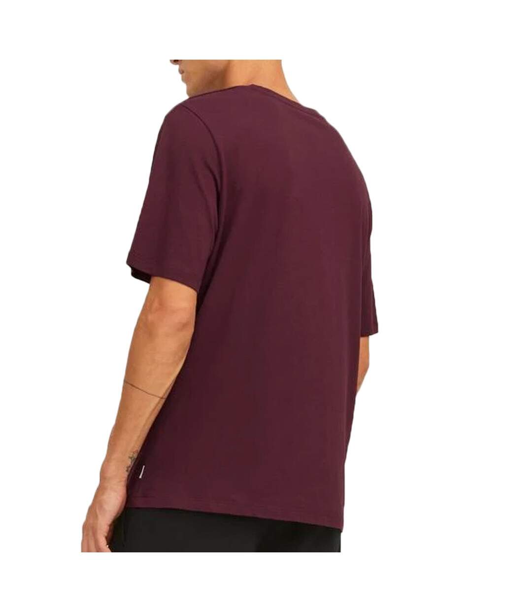 T-shirt Bordeau Homme Jack & Jones Basic